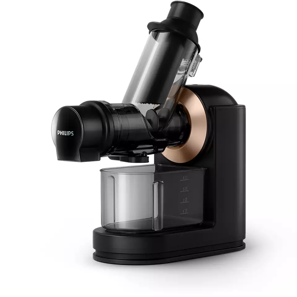 Philips - Juicer - HR1888/70 - Type Juicer maker - Black/Gold - 150 W - Number of speeds 1