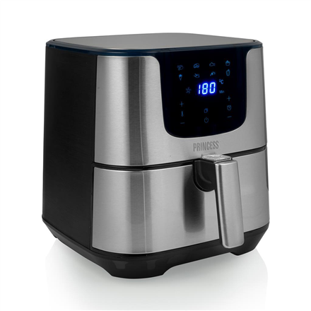 Princess - Digital Aerofryer Deluxe XXL - 182060 - Power 1700 W - Capacity 5.5 L - Black/Stainless Steel