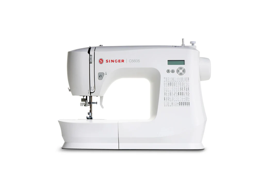 Singer - Sewing Machine - C5605 - Number of stitches 80 - Number of buttonholes 6 - White
