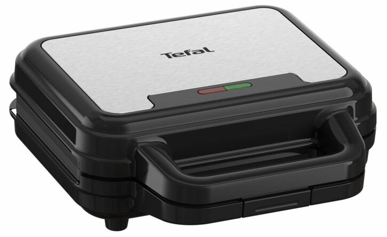 TEFAL - UltraCompact 3in1 SW383D10 - Sandwich Maker - 700 W - Number of plates 3 - Gray/Black
