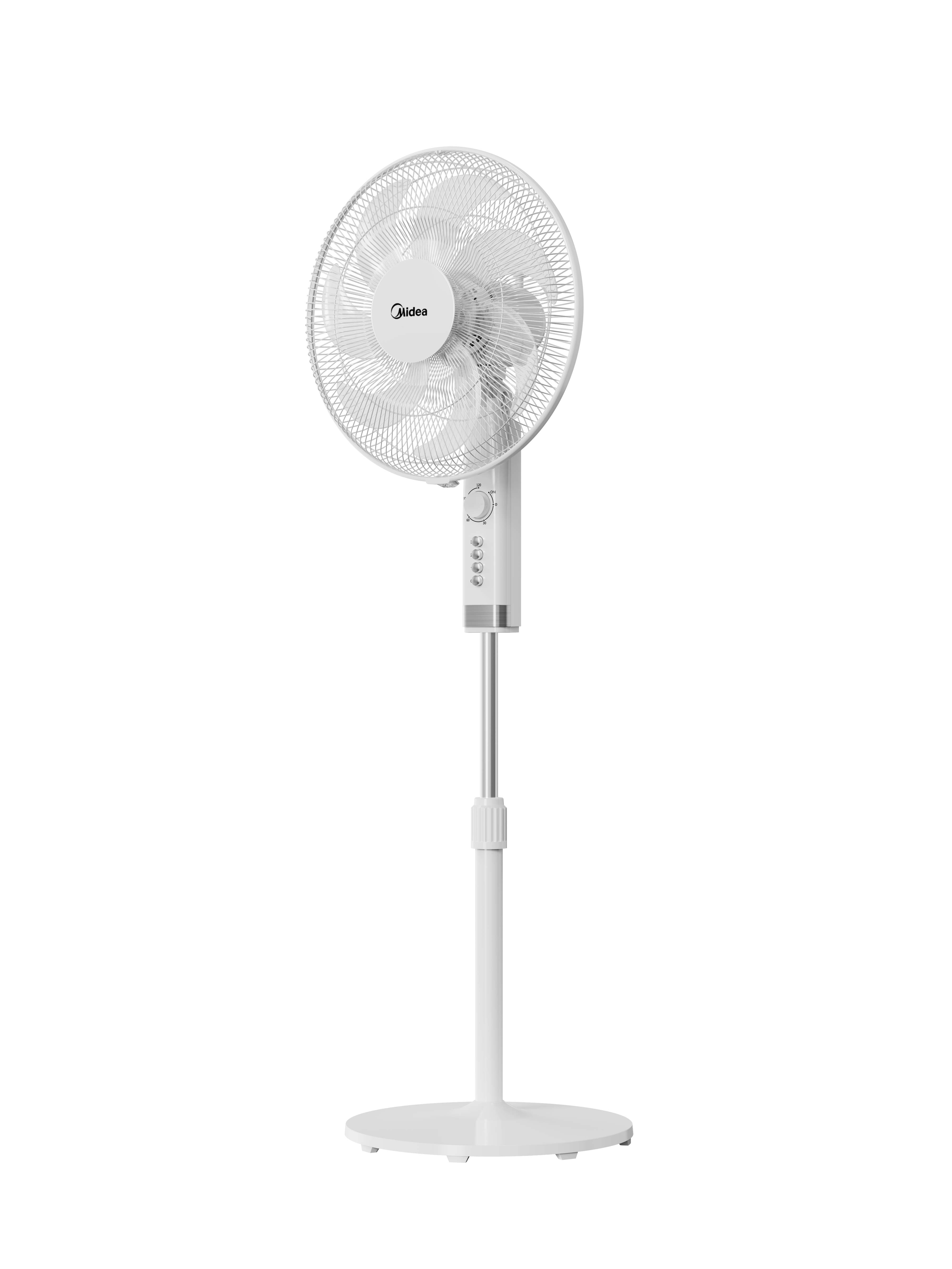 Midea FS40-23MT - Stand Fan - 50 W - Diameter 40 cm - Number of speeds 3 - Oscillation - White