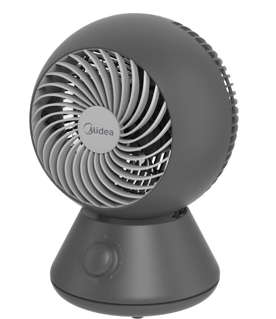 Midea Fan - MFT302R0BPK - Table Fan - Number of speeds 3 - Oscillation - Dark Grey