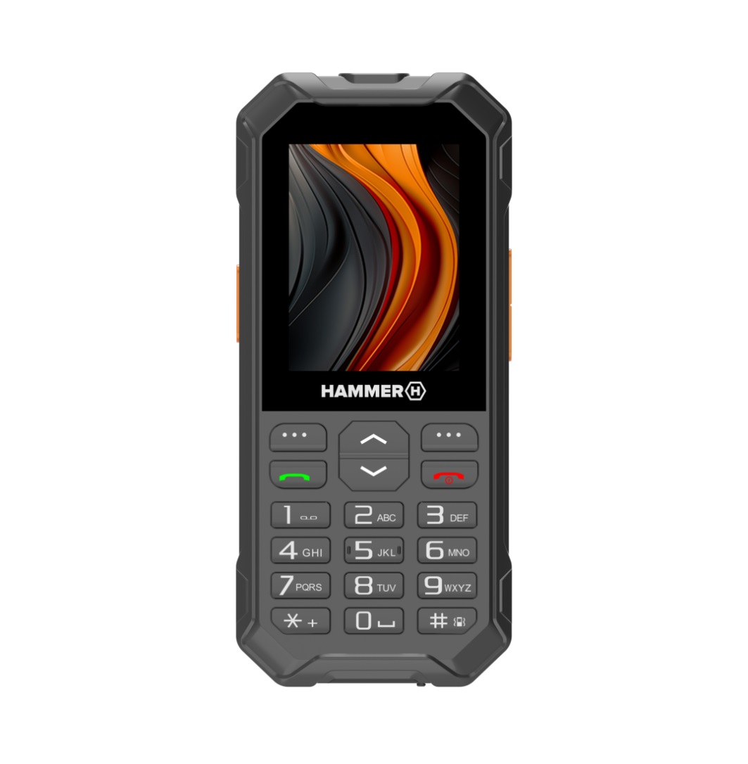 Hammer 6 LTE - Black - 2.4 " - IPS - 48 MB - 128 MB - Dual SIM - Nano SIM - 3G - Bluetooth - 2.1 - USB version Type-C - Built-in camera - Main camera resolution 2 MP - 2500 mAh