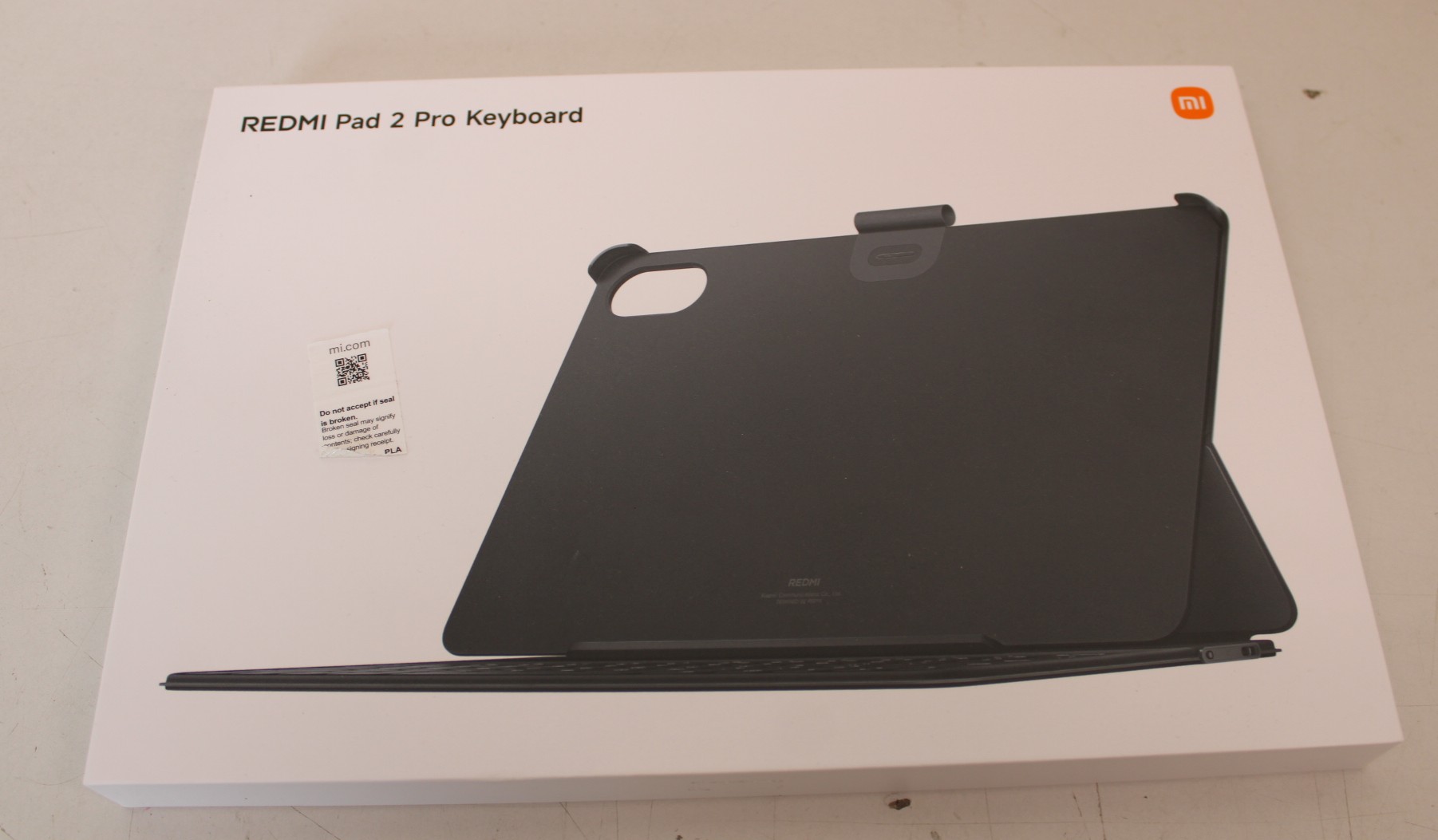 SALE OUT. Xiaomi Redmi Pad 2 Pro Keyboard US English - Tablet keyboard - Gray - DEMO
