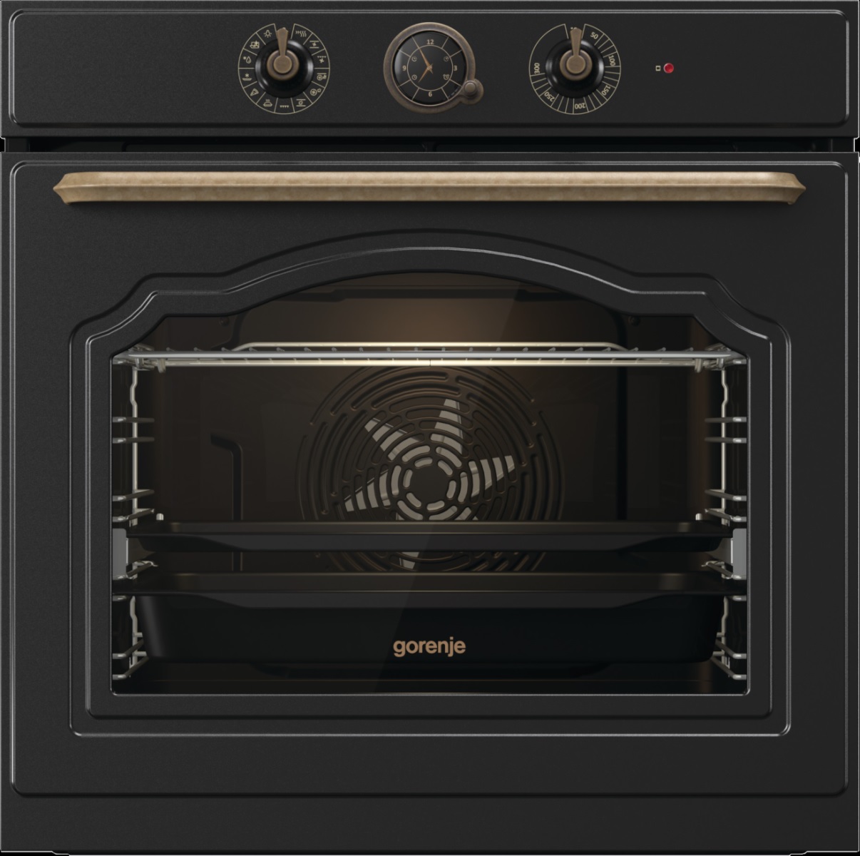 Gorenje - Oven - BOS67371CLB - 77 L - Multifunctional - EcoClean - Mechanical control - Steam function - Convection - Height 59.5 cm - Width 59.5 cm - Black