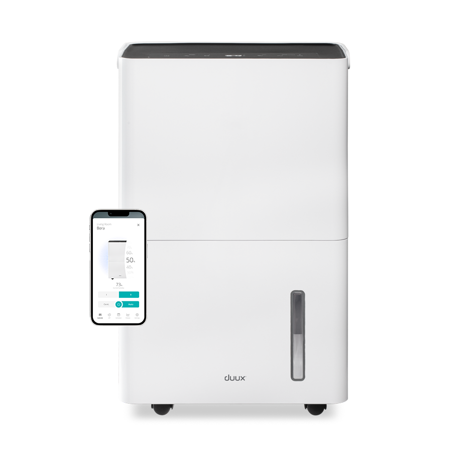 Duux - Smart Dehumidifier - Bora - Suitable for rooms up to 40 m² - Water tank capacity 4 L - White