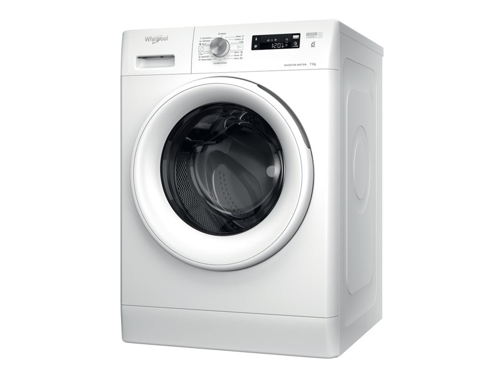 Whirlpool Washing machine - FFS 7469 W EE - Energy efficiency class A - Front loading - Washing capacity 7 kg - 1400 RPM - Depth 57.5 cm - Width 59.5 cm - Display - LED - White