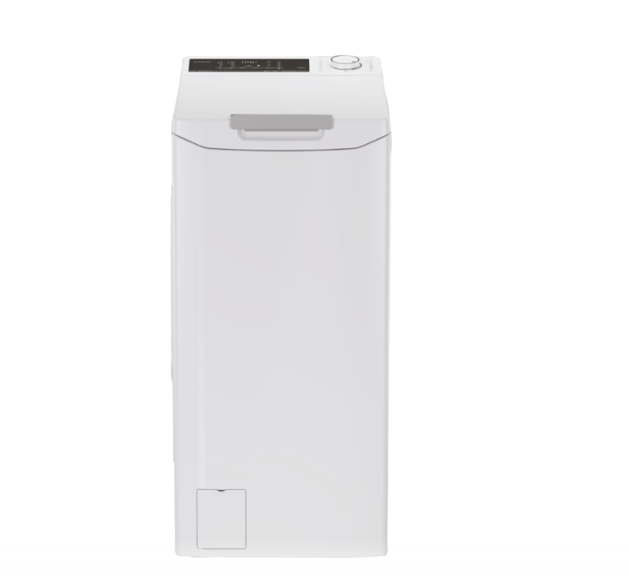 Candy Washing Machine - TCA284TM5-S - Energy efficiency class A - Top loading - Washing capacity 8 kg - 1200 RPM - Depth 60 cm - Width 41 cm - Display - Digit - White