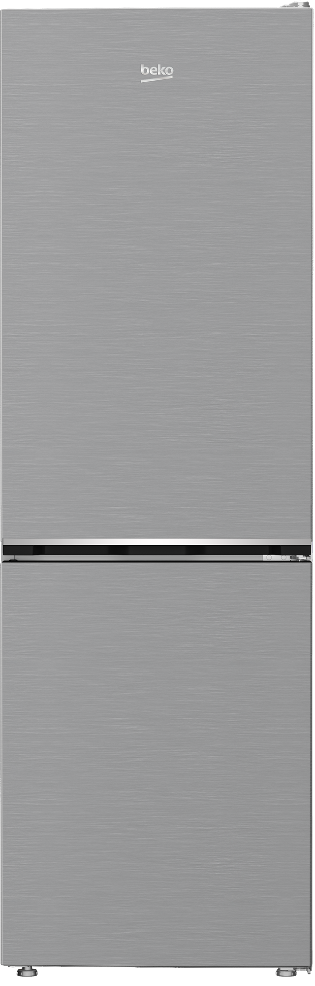 BEKO Refrigerator - B1RCNA364XB - Energy efficiency class E - Free standing - Combi - Height 186.5 cm - No Frost system - Fridge net capacity 210 L - Freezer net capacity 106 L - 37 dB - Grey