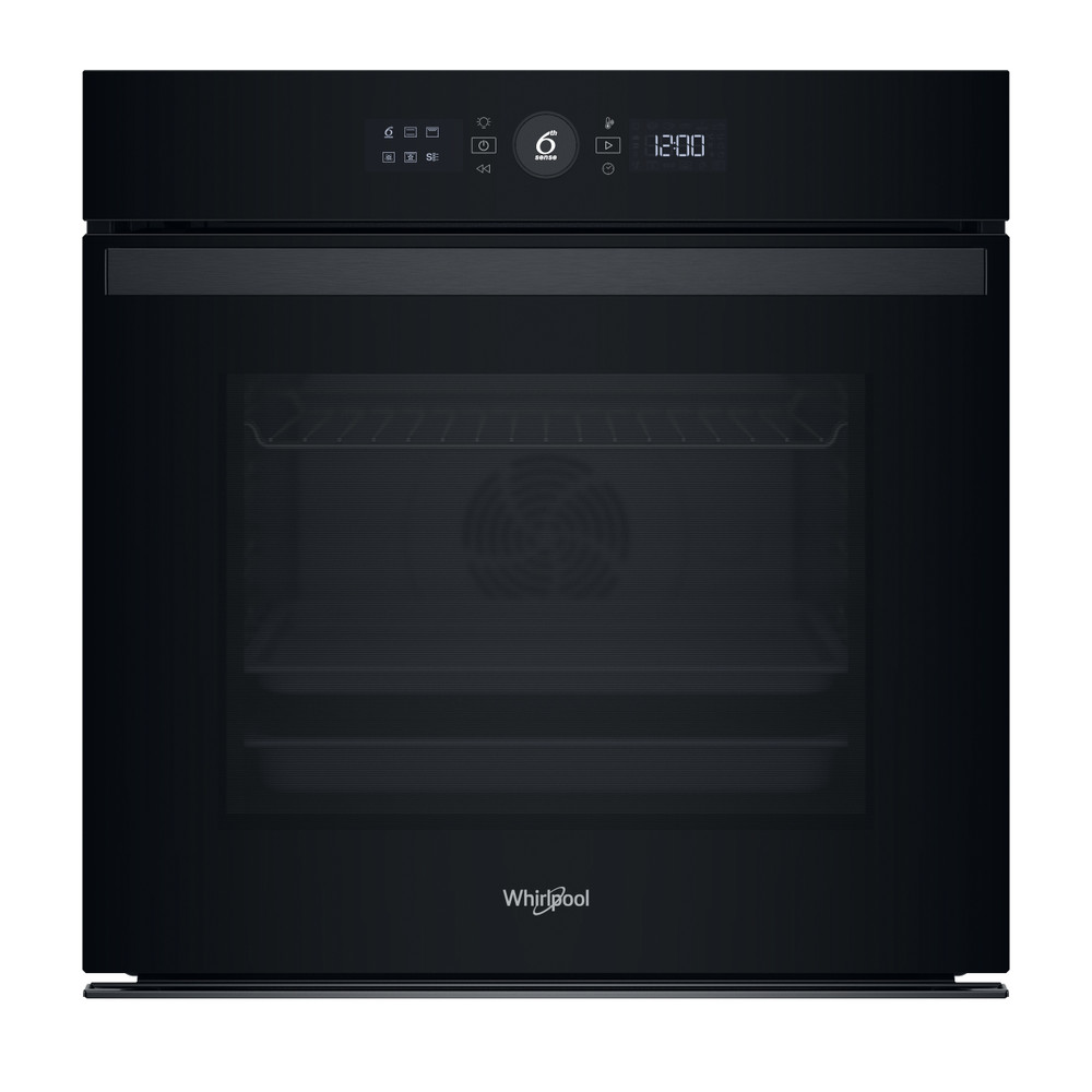 Whirlpool Oven - WOI4S8PM0SBA - 73 L - Electric - Pyrolytic/Hydrolytic - Electronic - Steam function - Convection - Height 59.7 cm - Width 59.5 cm - Black