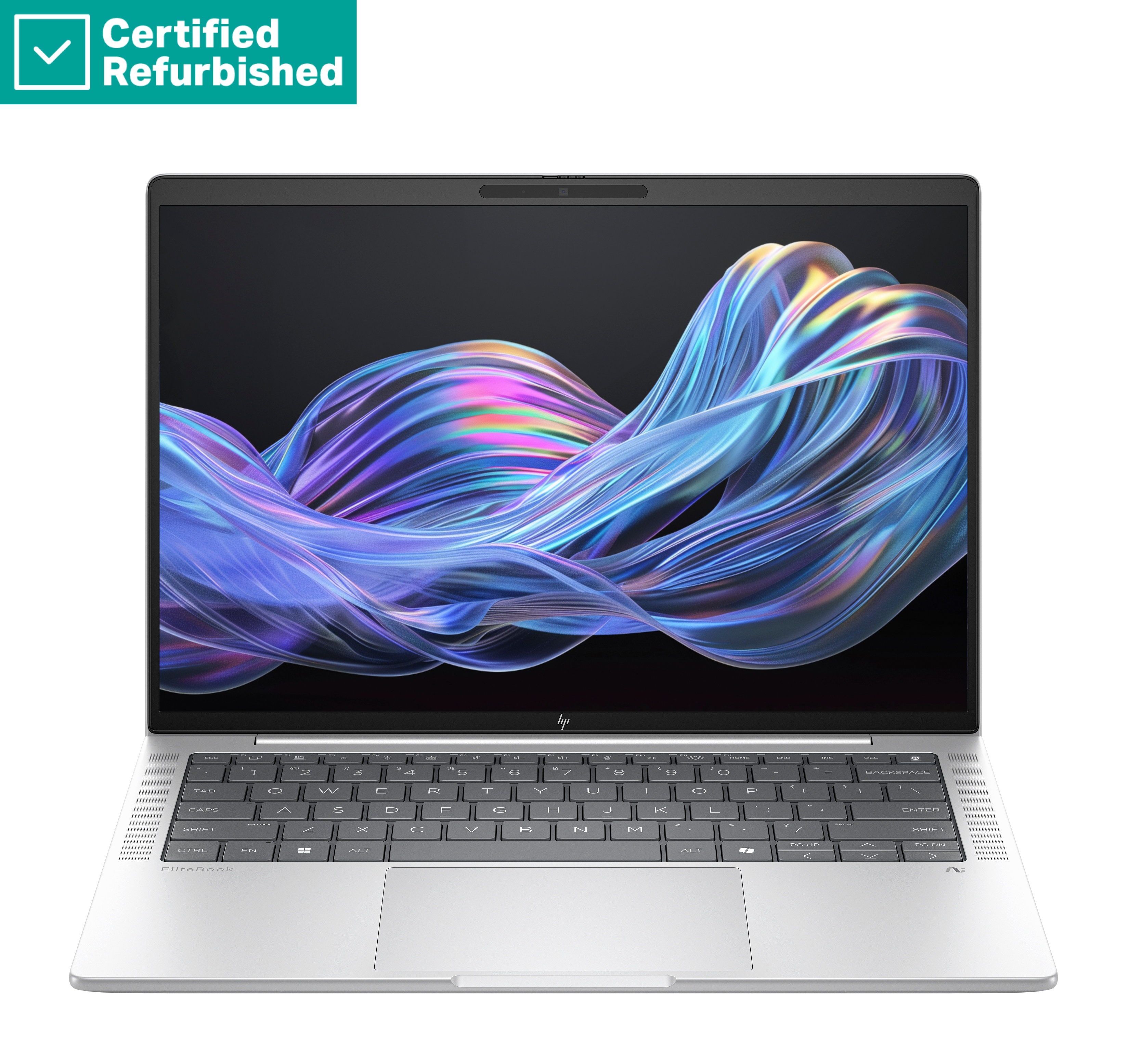 RENEW SILVER HP EliteBook X G1i AI 14 - Ultra 7-258V, 32GB, 1TB SSD, 14 2.5K 400-nit AG, 5MP IR cam, FPR, UK/German QWERTZ backlit keyboard, Glacier Silver, 68Wh, Win 11 Pro, 1 years