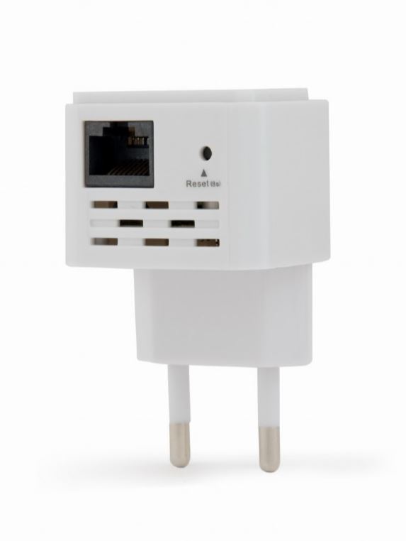 Gembird - Wi-Fi repeater - WNP-RP300-03 - 2.412-2.484 GHz - 300 Mbit/s - 10/100 Mbit/s - Ethernet LAN (RJ-45) ports 1 - Antenna type 2xInternal