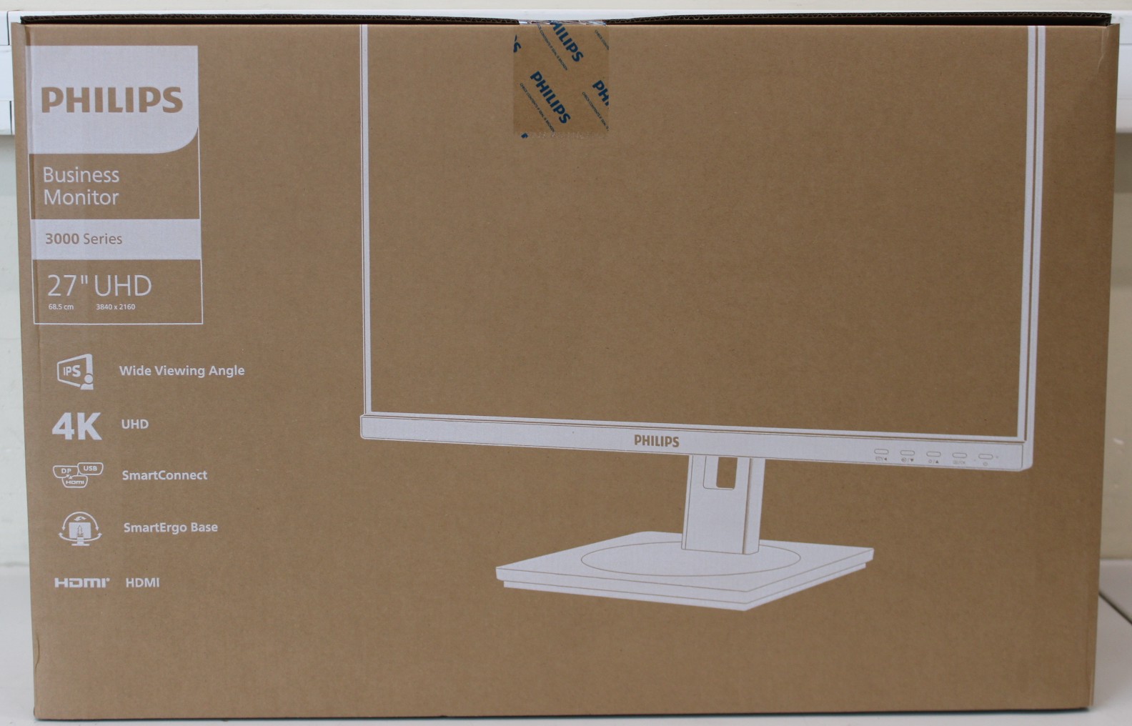 SALE OUT. PHILIPS Business Monitor  27B1N3800/00 IPS 27" 3840x2160/16:9/4ms/ HDMI DisplayPort USB Audio Out - Philips - 27B1N3800/00 - 27 " - IPS - 16:9 - 60 Hz - 4 ms - 3840 x 2160 pixels - 350 cd/m² - HDMI ports quantity 2 - Warranty 24 month(s) - DAMAG