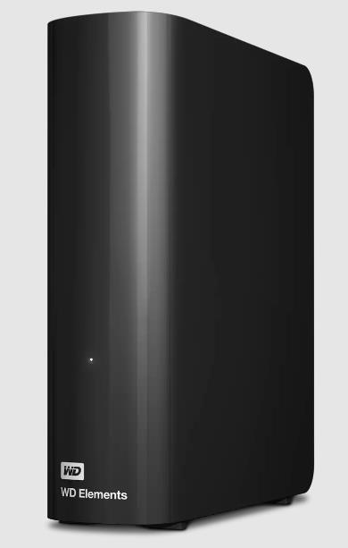External HDD|WESTERN DIGITAL|Elements Desktop|WDBWLG0200HBK-EESN|20TB|USB 3.0|Drives 1|Black|WDBWLG0200HBK-EESN