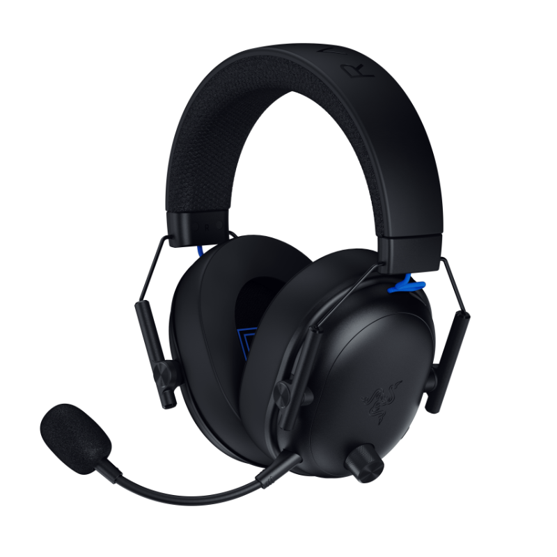 Razer - BlackShark V3 for PlayStation - Bluetooth - Over-Ear - Microphone - Black - Wireless