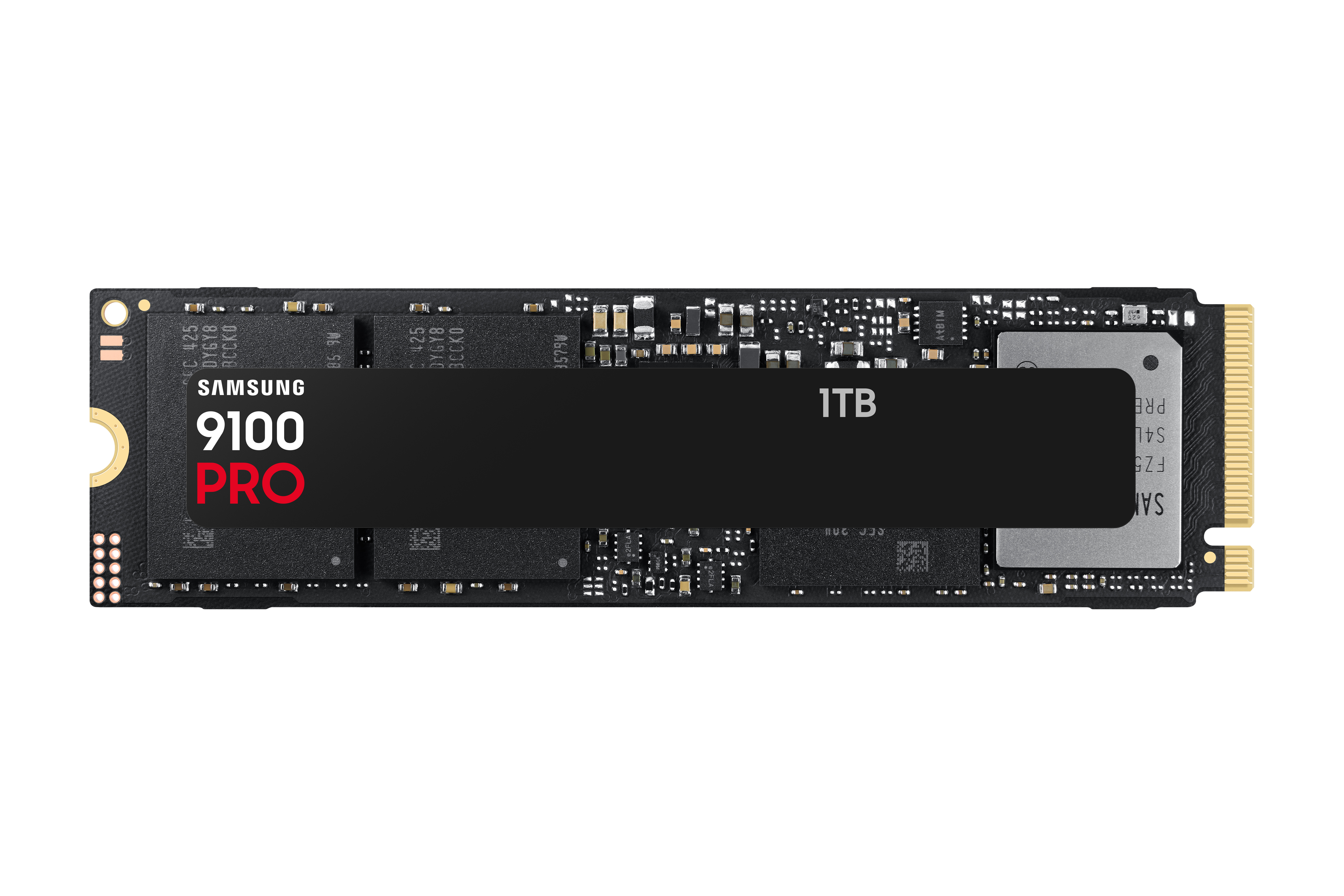 Samsung 9100 PRO - 1000 GB - SSD form factor M.2 2280 - Solid-state drive interface PCIe 5.0 - Read speed 14700 MB/s - Write speed 13400 MB/s