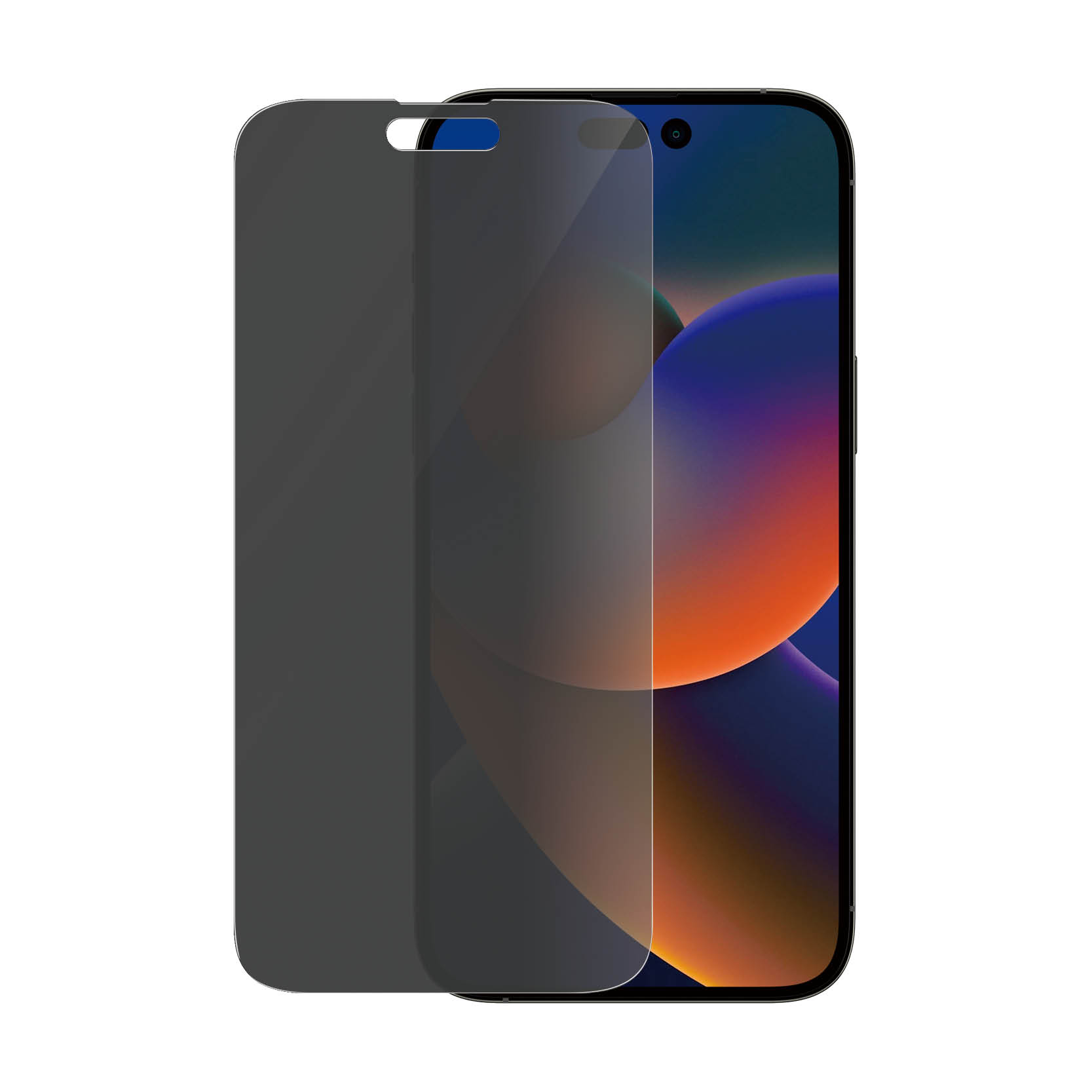 PanzerGlass - Screen protector - Apple - iPhone 14 Pro Max - Glass - Black - Classic Fit - Privacy