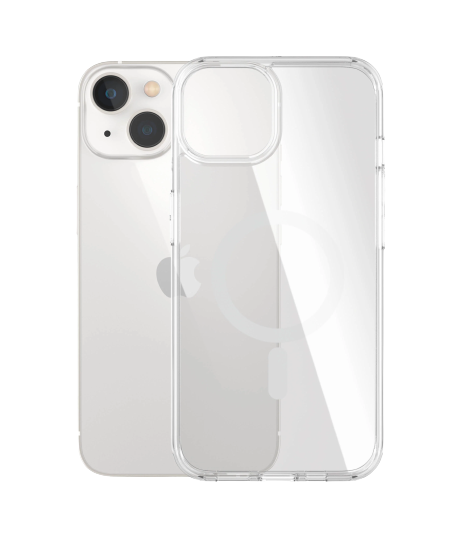 PanzerGlass - HardCase MagSafe Compatible - Back protection - Apple - iPhone 14/13 - 100% Recycled Polyurethane (TPU) - Clear - MagSafe compatible; Military Grade Standard; 100% recycled frame material