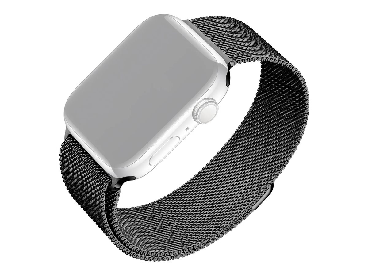 Fixed - Mesh Strap for Apple Watch 42/44/45/46/49mm - 42 mm, 44 mm, 45 mm, 46 mm, 49 mm - Black