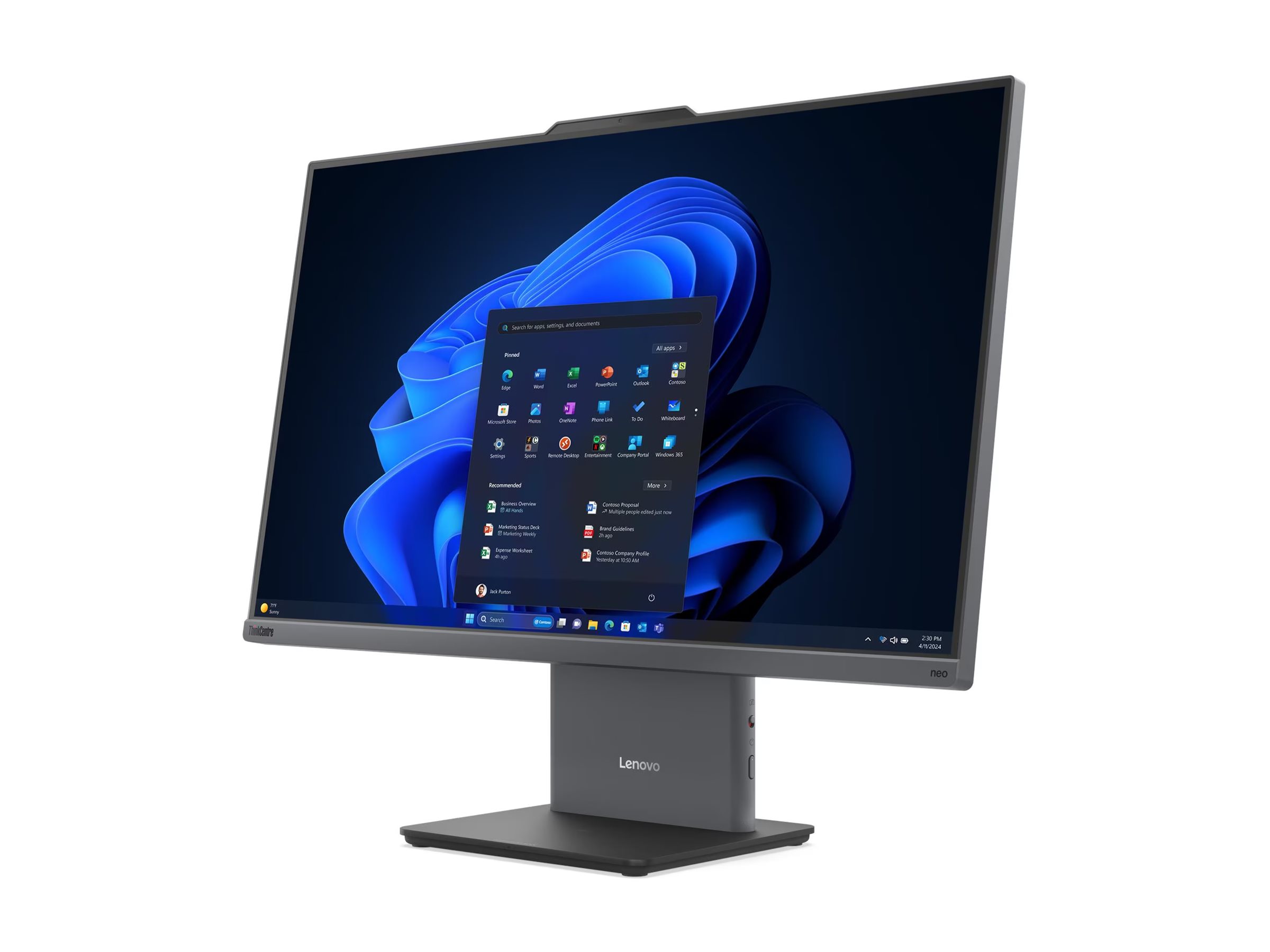 Lenovo ThinkCentre neo 50a 27 Gen 6 27 FHD ULT5-226V/16GB/512GB/Intel Arc Graphics 130V/WIN11 Pro/ENG kbd/Luna Grey/3Y Warranty - Lenovo
