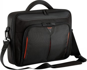 Targus - Classic - Fits up to size 14 " - Messenger - Briefcase - Shoulder strap - Black/Red