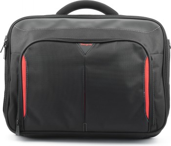 Targus - Classic+ - Fits up to size 15.6 " - Messenger - Briefcase - Shoulder strap - Black/Red