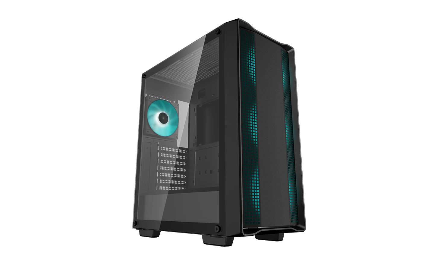 Deepcool - Case - CC560 V2 - Black - Mid-Tower - ATX PS2