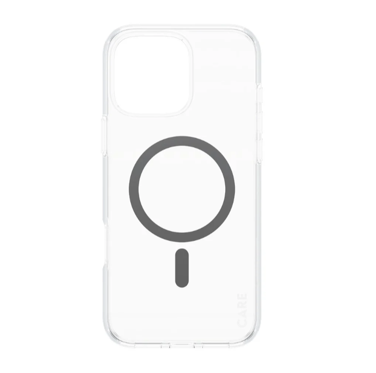 CARE Flagship Case - Back cover - Apple - iPhone 16 Pro Max - Recycled plastic - Transparent - MagSafe