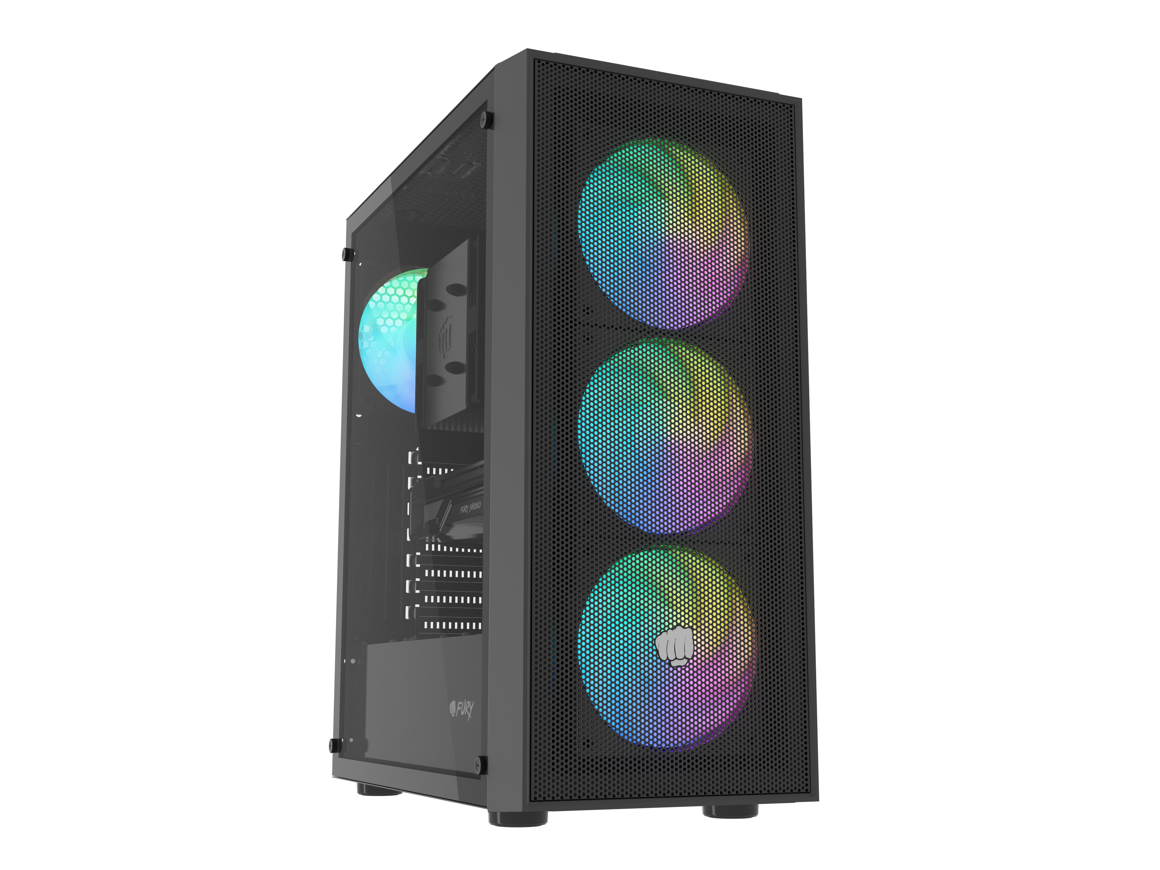 Fury PC Case - SHOBO SH8F ARGB - Black - Midi Tower