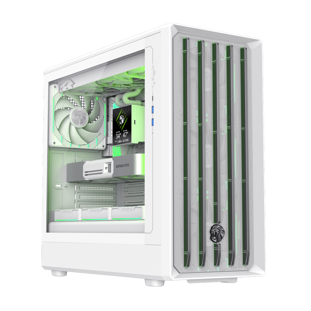 Gamemax Case - CLAW 460 WH - ATX