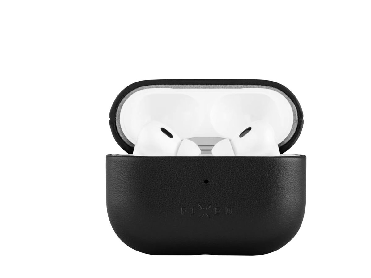 Fixed - Earbuds Case with MagSafe Support - Apple AirPods Pro 2/Pro 2 (USB-C) - Black - Leather