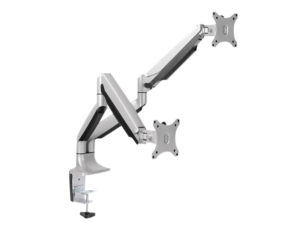 Logilink BP0043 Dual Monitor Desk mount, 13"-32",gas spring, aluminum - Logilink
