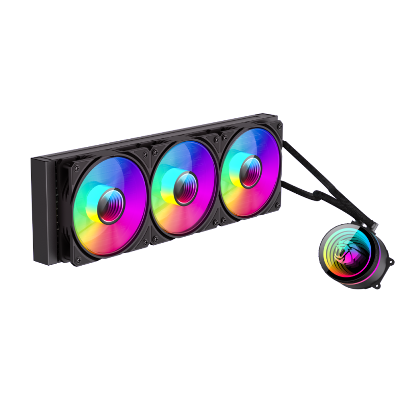 Gamemax CPU Liquid Cooler - ICEBURG 360 INFINITY BK - Black
