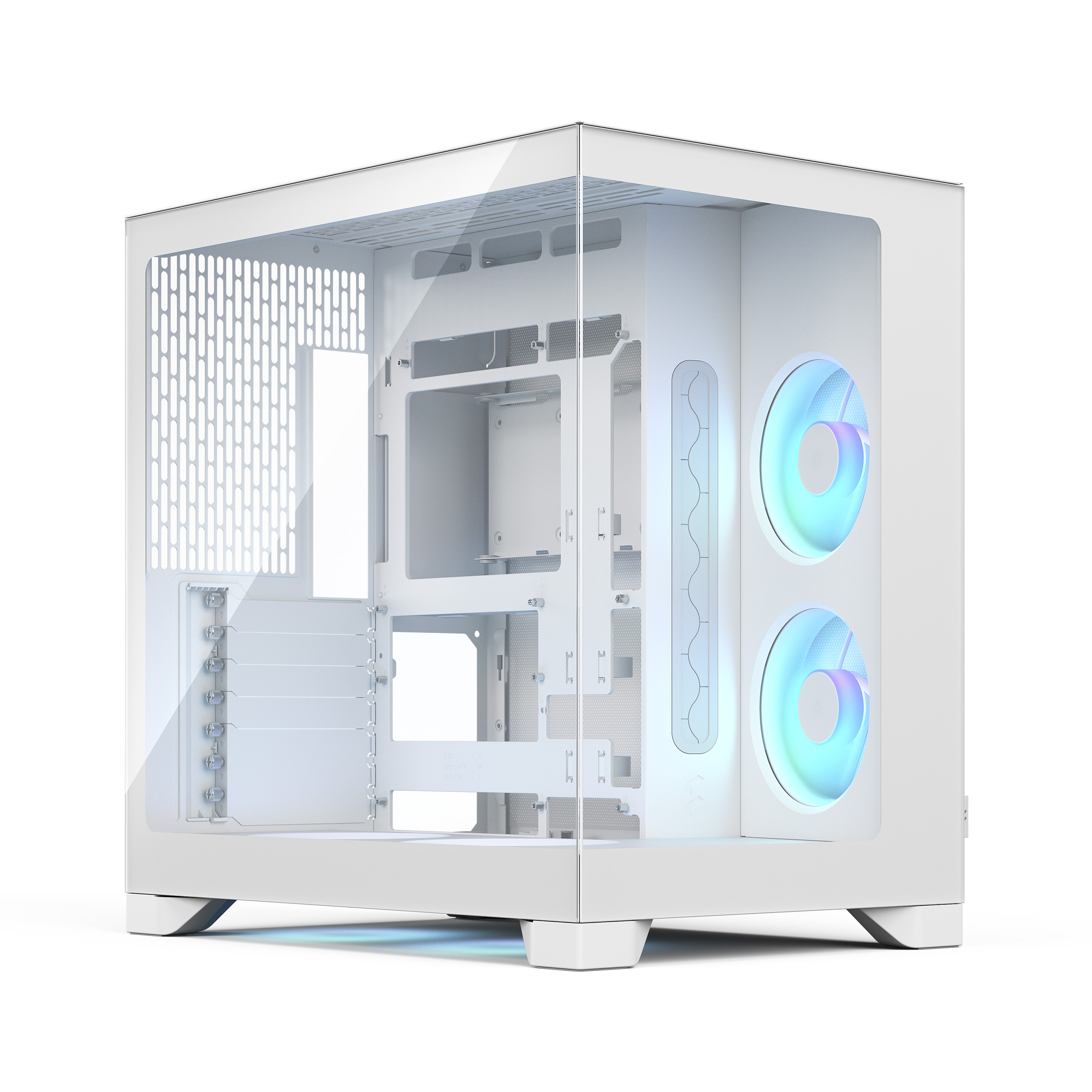 Fractal Design Case - Pop 2 Vision - White RGB - Mid-Tower