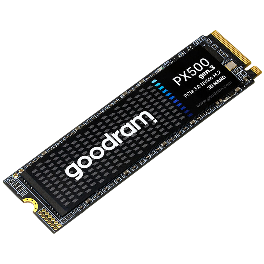 SSD|GOODRAM|600xTBW rating|MTBF 1500000 h|Read speed 3300 MB/s|Write speed 2700 MB/s|NVMe Yes|PCI Express 3.0|M.2|1000 GB|SSDPR-PX500-01T-80-G3
