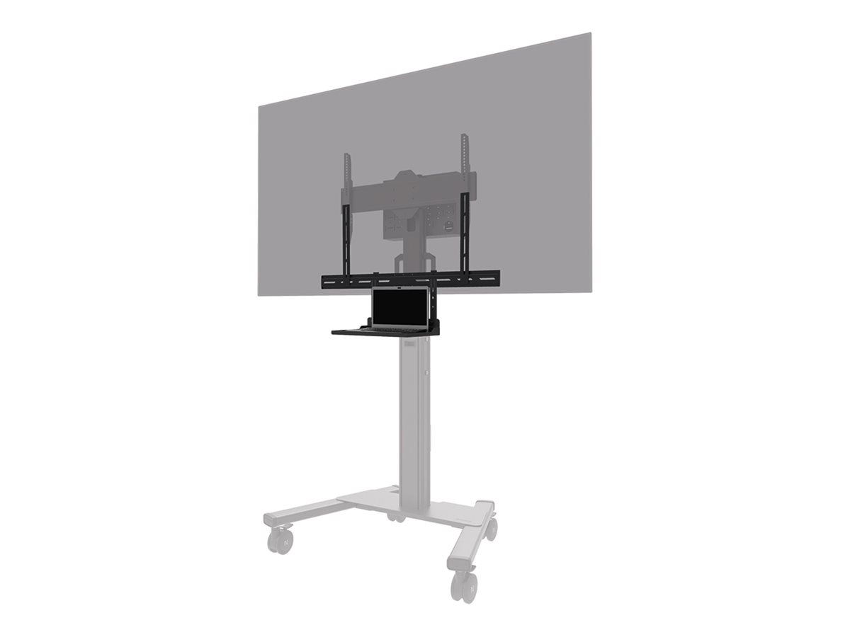 Neomounts Floor stand - AV45-500BL Laptop Shelf Kit - Height adjustment - 43-110 " - Maximum weight (capacity) 2.5 kg - Black