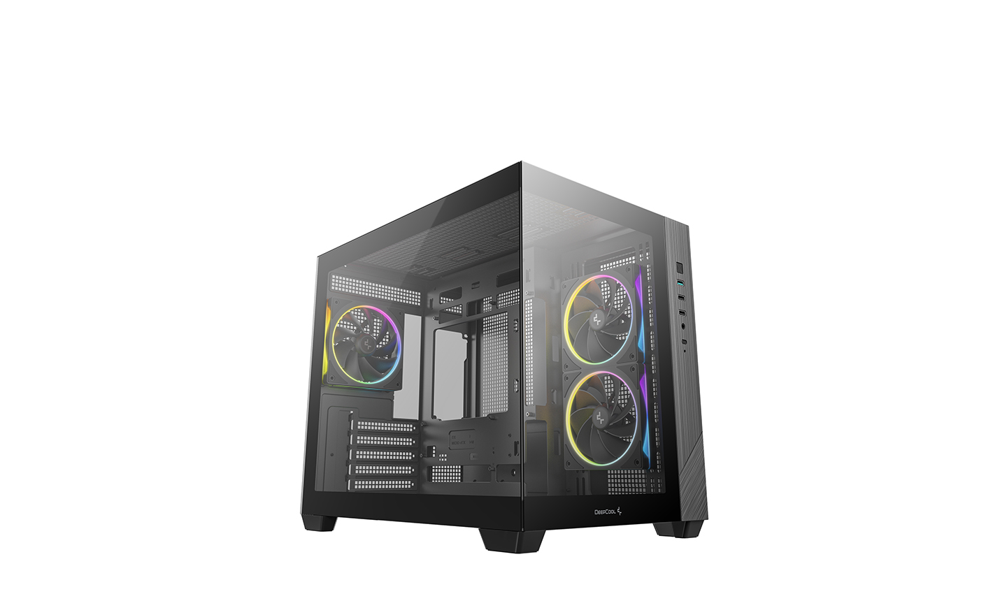 Deepcool Case - CG330 3F - Black - Micro ATX