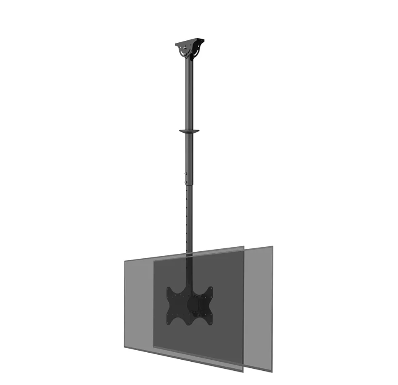Neomounts CL35-340BL22 Dual Monitor/TV Mount Ceiling - Adjustable Height, Rotate, Tilt, Swivel - 23-42 " - Maximum weight (capacity) 45 kg - Black
