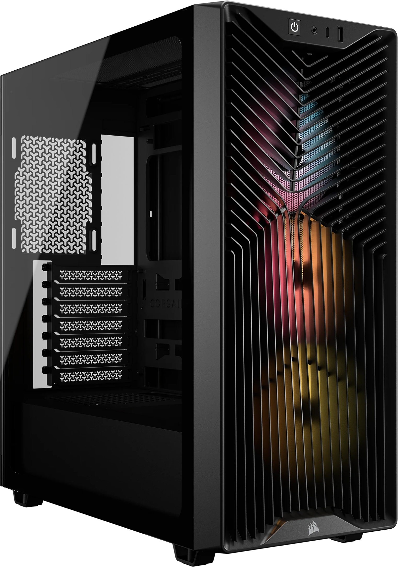 Corsair PC Case - 3200D RS - Black - Mid-Tower