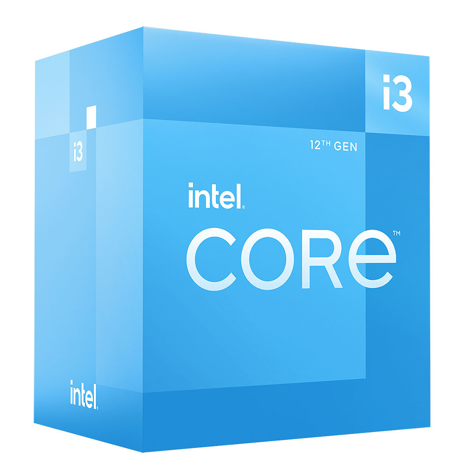 Intel - i3-12100F - 3.30 GHz - FCLGA1700 - Processor threads 8 - Intel Core i3 - Processor cores 4