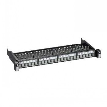 SCHNEIDER ELECTRIC ACTASSI PANEL S1 24XRJ45 STP BLANC 1U ADV