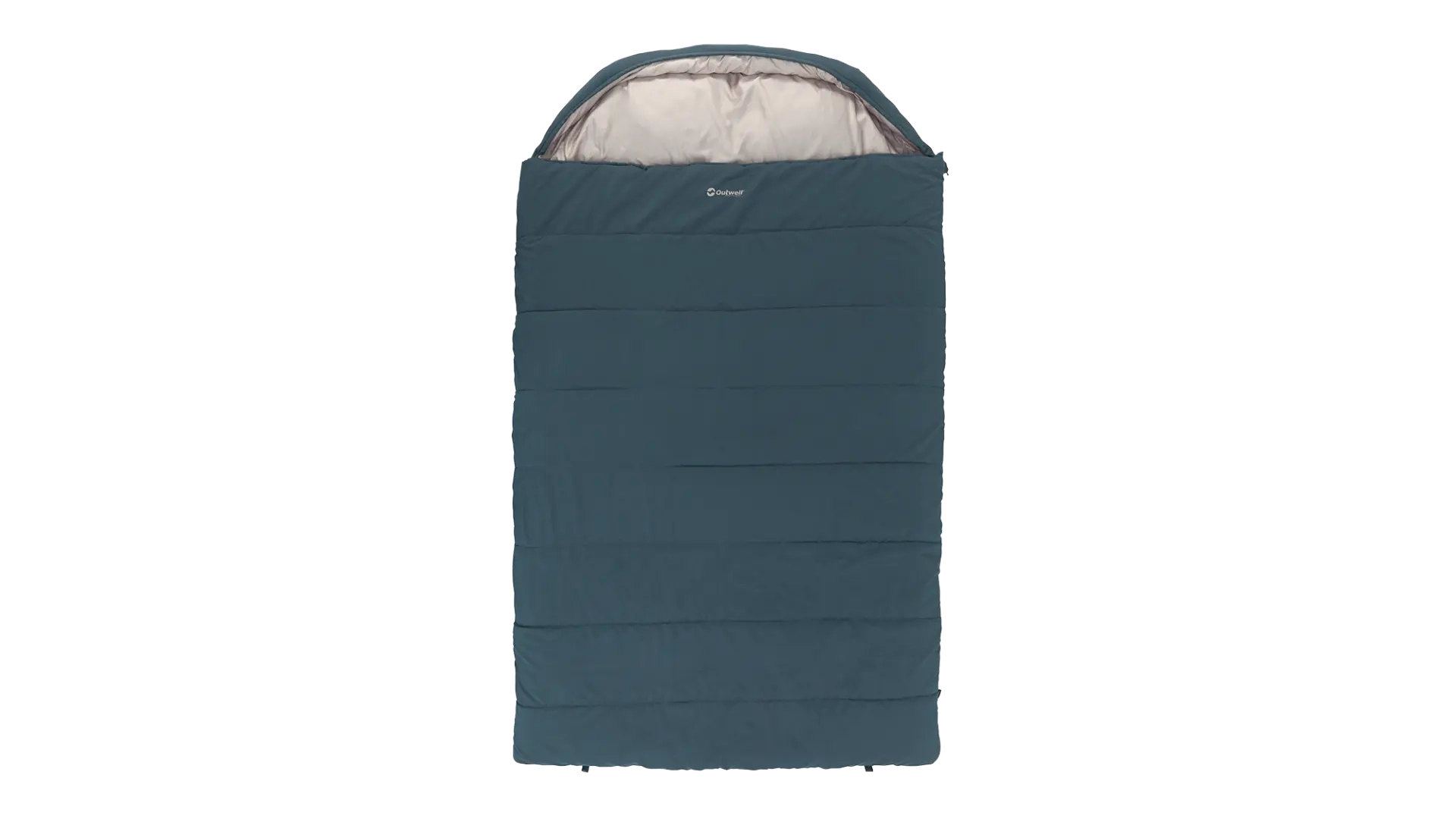 Outwell Campion Lux Double - Sleeping Bag - 225 x 140 cm - Temperature 16 to 5 °C - 2 way open - auto lock, L-shape
