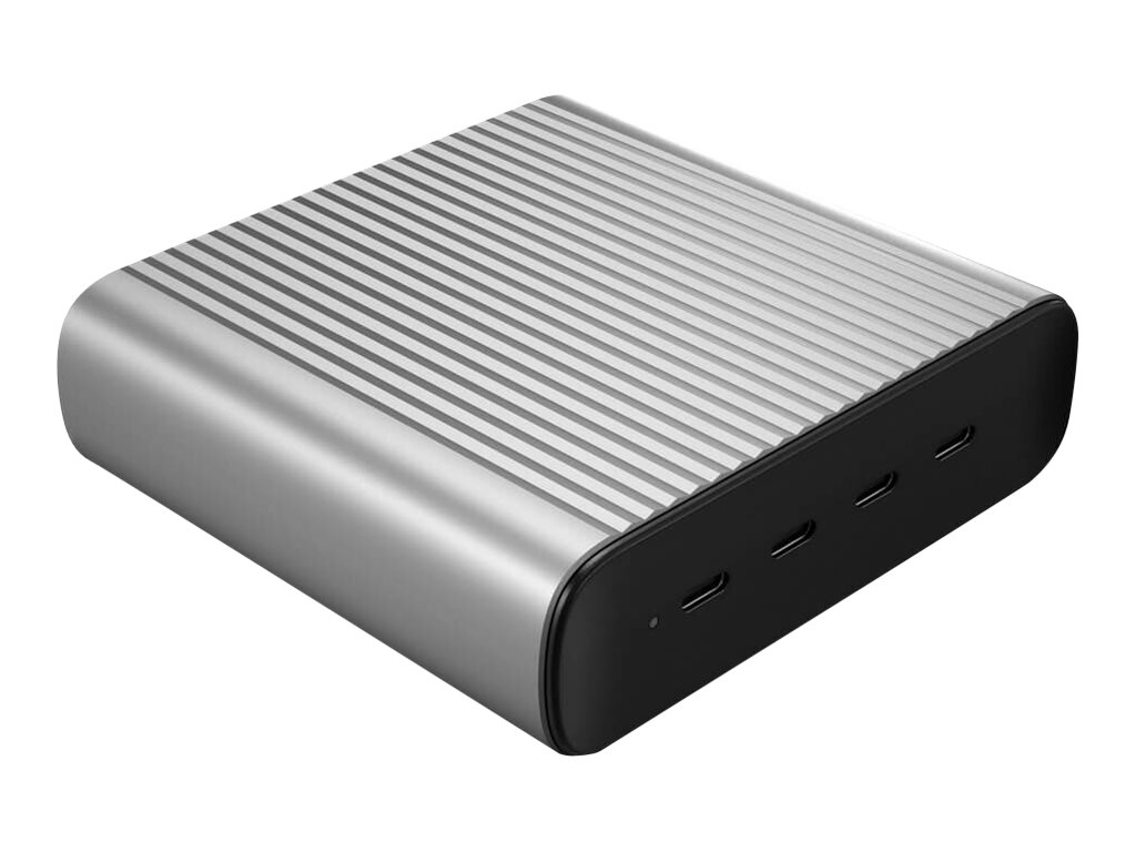 Hyper - HyperJuice 245W 4 USB-C PD Port GaN Charger, EU/UK Cord