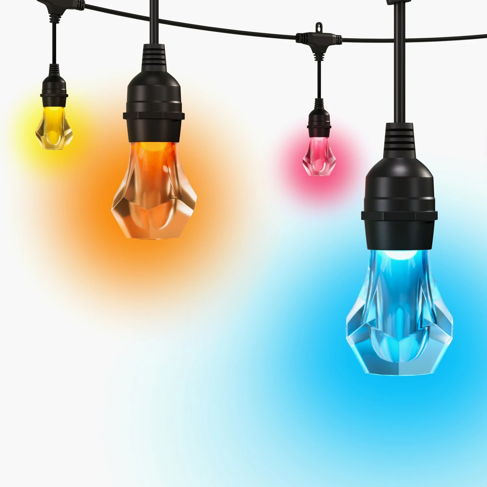 Nanoleaf Essentials Matter Smart Multicolour Outdoor String Lights Starter Kit 15m - 16M+