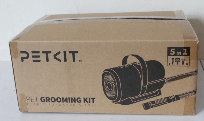 SALE OUT. PETKIT - Air Clipper Pet Grooming Vacuum Kit 5in1 - LM4 - Grey/White - DEMO - Warranty 24 month(s)