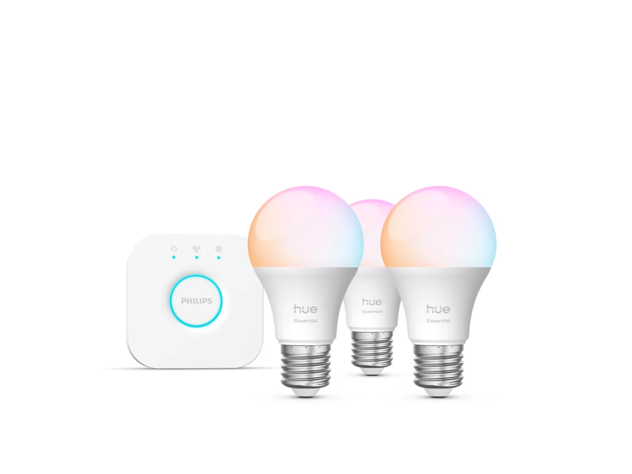 Philips Hue E WCA 806 A60 E27 3kit EU - E27 - 8 W - 16 million colours, White and colour light