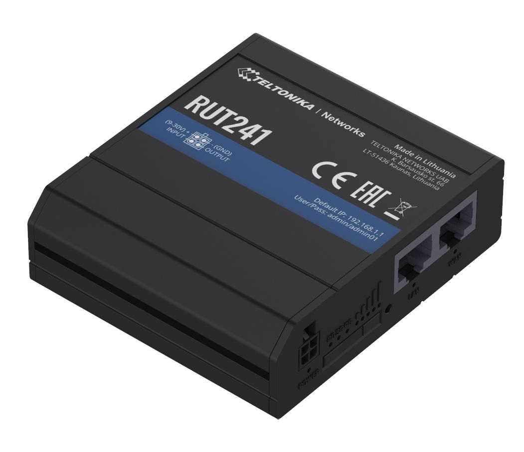 WRL ROUTER LTE CAT 4/RUT241 TELTONIKA
