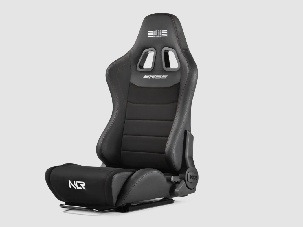 Next Level Racing - ERS5 Elite PU Leather & Suede Edition - Reclining Seat - PU Leather & Suede - Black