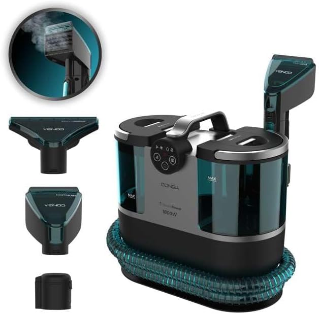 Cecotec Upholstery Cleaner - Conga 7000 Carpet&Spot Clean Steam XXL - 1700 W