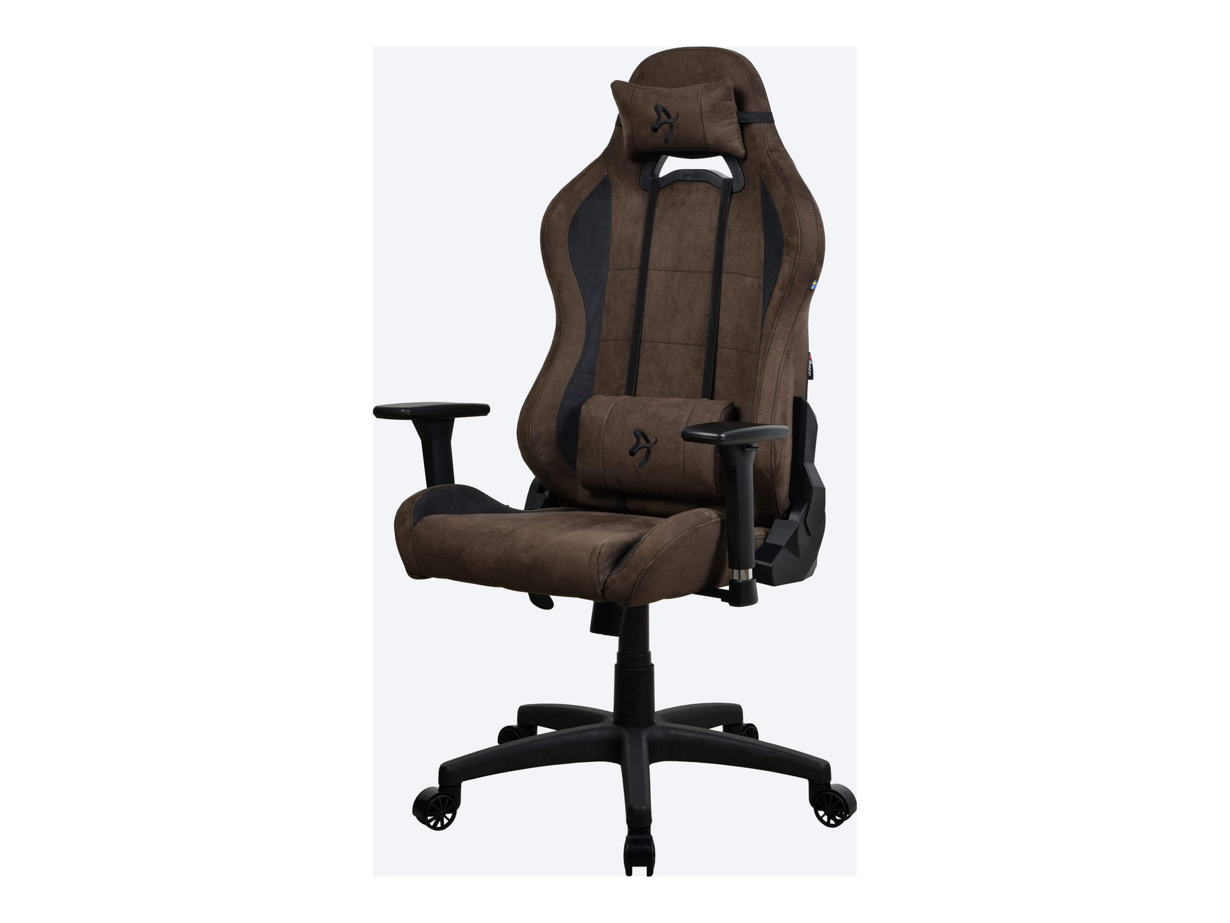 Arozzi Torretta SuperSoft - Gaming Chair - Frame material: Metal; Wheel base: Nylon; Upholstery: Supersoft - Brown